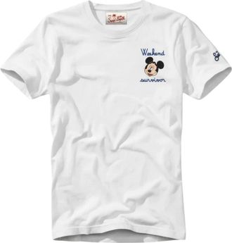 MC2 Saint Barth Portofino T-shirt - Heren - T-shirts - Wit - L - Katoen - Tops