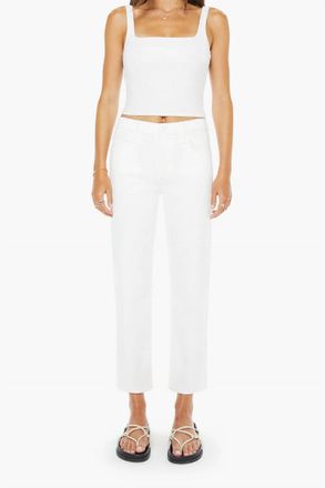 Mother The Newbie Ankle Fray Jeans In Fairest Of Them All