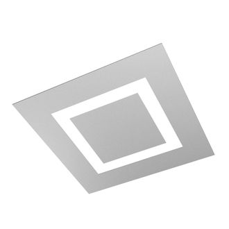 Top-Light Top-light - Plafoniera Moderna Carpet Metallo Grigio 4 Luci 2g11 48cm