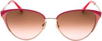 Kate Spade New York Womens Kate Spade Alianna/G/S Brown Pink SF Lens Rose Gold Sunglasses - Size: ONE size