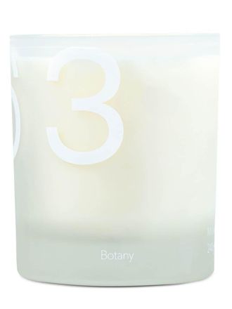 Haeckels Botany candle (240g) - unisex - Wax/glass - OS - White