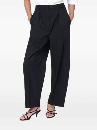Mark Kenly Domino Tan pleated pocket trousers - Black