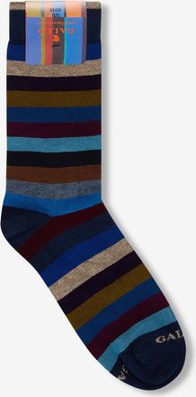 Gallo Gestreifte Socken aus Baumwolle