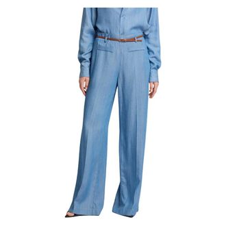 Kocca Wide Trousers, female, Blue, Size: 2XL Pantaloni eleganti extra-wide