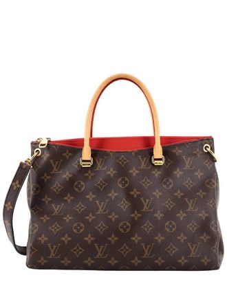 Louis Vuitton Pallas Tote Monogram Canvas With Leather (Authentic Pre-Loved)