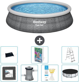 Bestway Piscina Bestway Fast Set Redonda - 457x107 Cm - 8-piezas S369