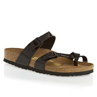 Birkenstock Mayari Synthetic Womens Sandals - Black Patent - Size:UK 6