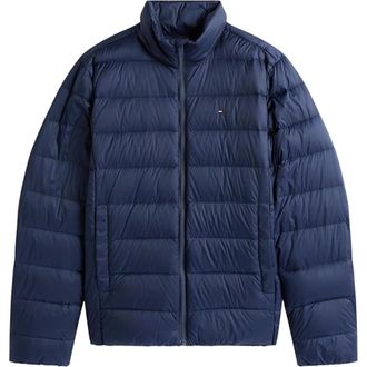 Tommy Jeans Down Jackets, male, Blue, Size: XS Lightweight Water Repellent Jacket