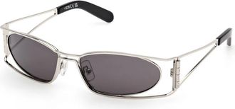 GCDS Stijlvolle zonnebril in kleur 16A - unisex - Zonnebrillen - Grijs - 57 MM - Accessoires