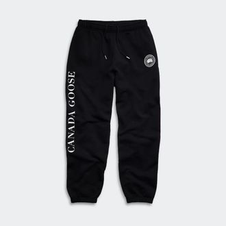 Canada Goose Pantalon de jogging Rove &agrave; imprim&eacute; (Hommes, Black, TTG)