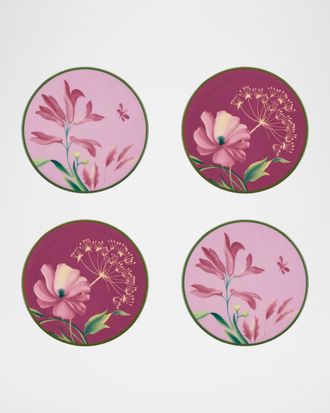 Ginori 1735 Florenza Malva Coasters, Set of 4