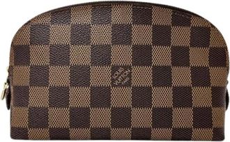 Louis Vuitton Pre-owned Clutches, female, Brown, Size: ONE SIZE Pre-owned Canvas Clutch