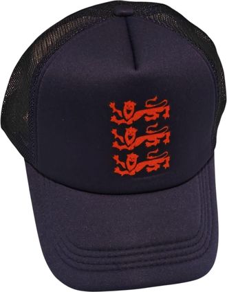 Generic Baseball Cap Navy Blue England 3 Lion Test Cricket Hat/Cap with Logo Adult/Men Size Adjustable