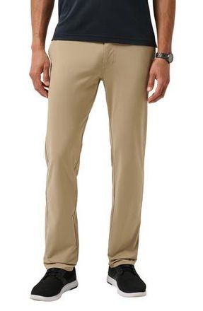 Travis Mathew Open to Close Performance Pants in Khaki at Nordstrom Rack, Size 30