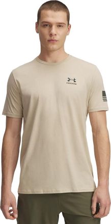 Under Armour Mens Freedom Snake Knife Short Sleeve T-Shirt, Color Desert Sand (290), Size: Large