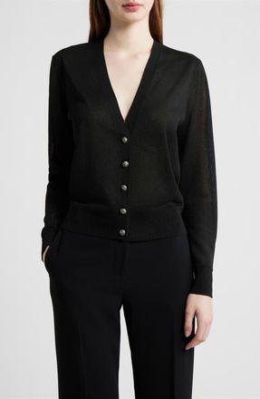 Kobi Halperin Jenna Cardigan in Black at Nordstrom, Size Xx-Large