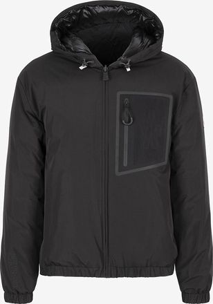 Moncler Kurze wendbare Kapuzendaunenjacke Bergun