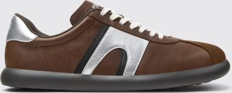 Camper Pelotas Soller Calfskin Low-Top Sneakers with Contrast Logo
