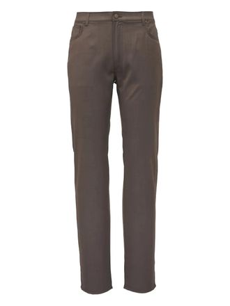 Maurizio Baldassari betl-loop trousers - Brown