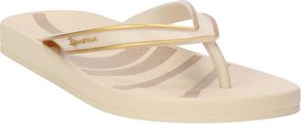 Ipanema Anatomica Linea Flip Flop in Beige/beige/brown at Nordstrom, Size 10