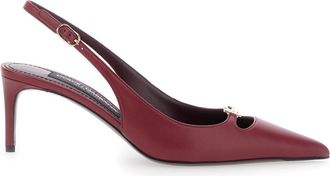 Dolce & Gabbana Maroon Slingback Pumps