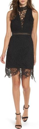 ASTR the Label Felicity Sheath Dress in Black at Nordstrom, Size Large
