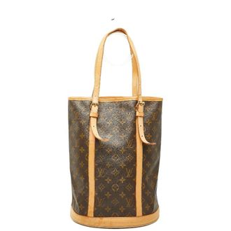 Louis Vuitton Brown Pvc Leather Shoulder Bag Tote Bag (Pre-Owned)