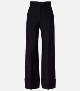 Valentino Crepe Couture wide-leg pants