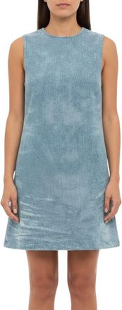 Diesel Blue Crew Neck Mini Dress