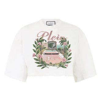 Philipp Plein Mujer, Camisetas, Blanco, Talla: M
