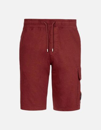 C.P. Company Mens C.P. Company Burgundy Red Lens Shorts - Purple - Size: 32/30/31