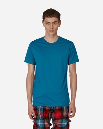 Comme Des Garçons Rear Logo T-Shirt Blue