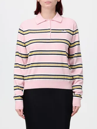 Fiorucci Maglia girocollo slim fit in pura lana merino extrafine con stampa