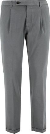 Berwich Slim-fit Broeken - Heren - Slim Fit Broeken - Grijs - M - Broeken