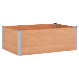 vidaXL Arriate Elevado Marr&oacute;n 150 X 100 X 54 Cm Vidaxl