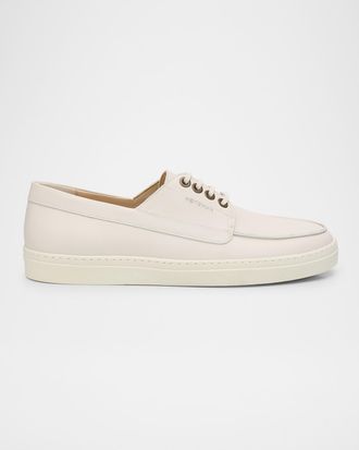 Stuart Weitzman Men & apos;s Bristol Leather Boat Shoes