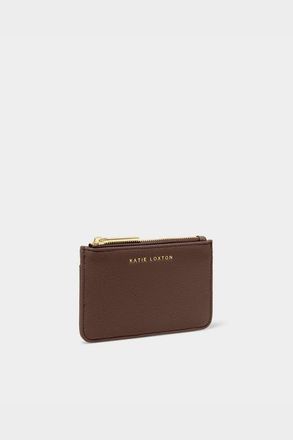 Katie Loxton Hana Coin and Card Holder in Chocolate at Nordstrom