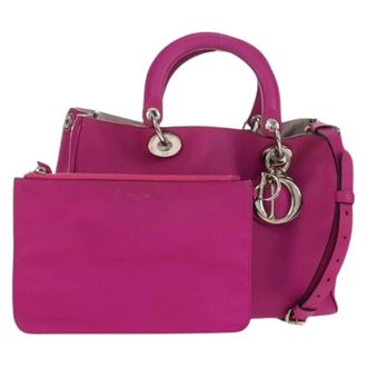 Dior Pre-owned Handbags, female, Purple, Size: ONE SIZE Pre-owned Vintage Hand Bag