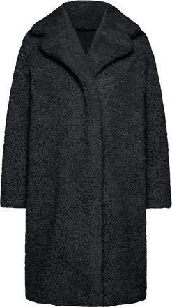 Roberto Ricci Design Lamsvrouwenjas - Dames - Mantel - Zwart - XS - Jassen