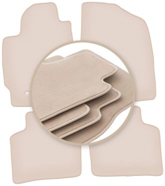 OEM Alfombrillas Beige Premium Para Toyota Prius Ii Hatchback 2003-2010