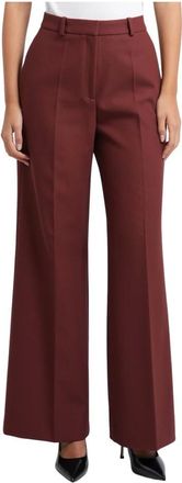 HUGO BOSS Broeken, Dames, Bruin, L, Wide Broeken