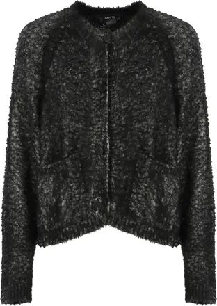 Avant Toi Truien & Vesten, Dames, Zwart, XS, Katoen, V-hals Vest