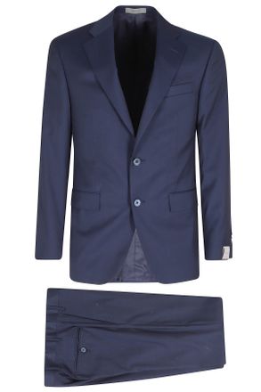 Corneliani Blue Slim-Fit Virgin Wool Twill Suit
