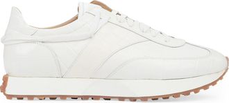 Rhude White Croc Runner Sneakers