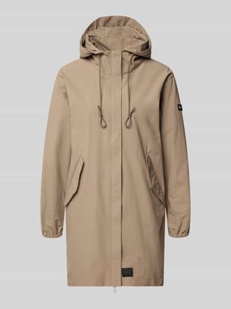 Khujo Parka mit Label-Patches Modell AMETI in Beige, Gr&ouml;&szlig;e XXL