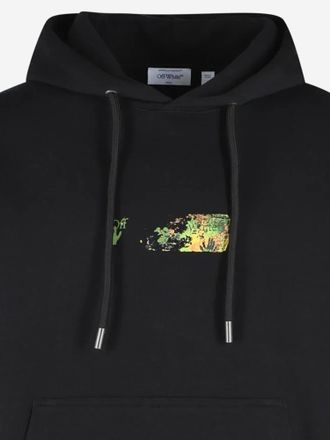 Off-white Mens Cotton Sweatshirt Spices Arrow Black Sweatshirts Sweater
