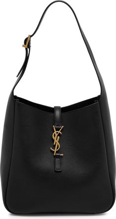 Saint Laurent Le 5 &agrave; 7 Small Leather Hobo bag - Black - One Size