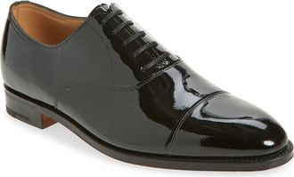 John Lobb City II Cap Toe Oxford in Black at Nordstrom, Size 10.5Us