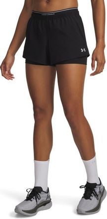 Under Armour Vanish 2-in-1 Athletic Shorts in Ultimate Black //Mod Gray at Nordstrom, Size Xx-Large