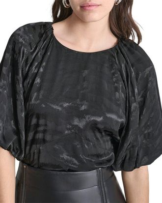 DKNY Dkny Bubble Sleeve Top